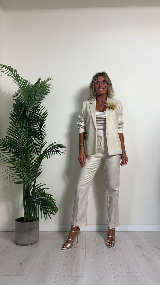 LALTERNATIVASTYLE - 1241-2 - SPILLA FIORE CON PIUMETTE