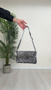 HIGH GARDEN - 4449 - POCHETTE IN PELLE FANTASIA ANIMALIER CON TRACOLLA