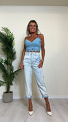 ALCOTT - CN6043DOAY14 - TOP CROCHET CON SPALLINE REGOLABILI