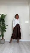DAFNE - 2502P23 - MAGLIA IN VISCOSA CON SCOLLO A CUORE PUNTO CALATO