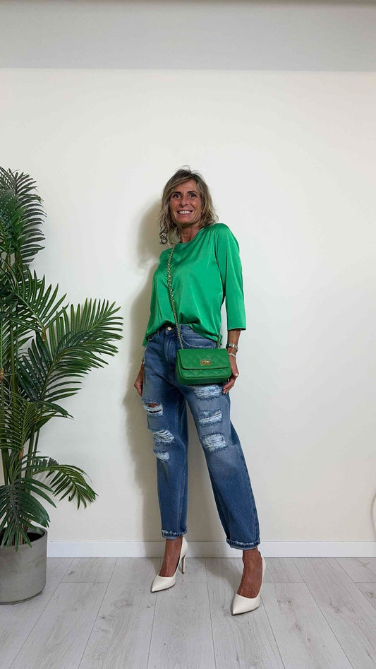 LALTERNATIVASTYLE - 2290591P22 - MINI BAG PELLE TRAPUNTATATURA QUADRI CON TRACOLLA CATENA