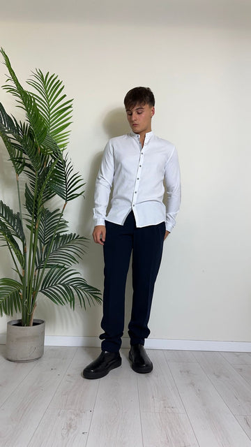 IMPERIAL - C6407I265 - CAMICIA MICROOPERATA CON TAPPE GOMITI