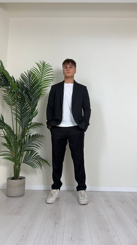 IMPERIAL - PWB0IBV - PANTALONE POLIVISCOSA, SLIM FIT CON ORLO RISVOLTINO