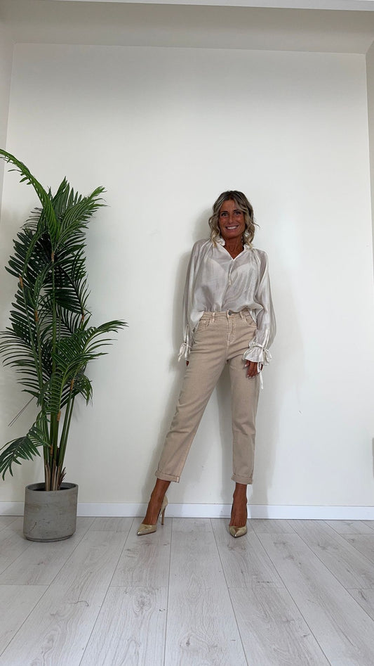 DAFNE - R01990P32 - CAMICIA BOHEMIENNE IN LYOCEL, FIT AMPIO