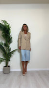 TENSIONE IN - 33458 - GIACCA COTONE RICAMO "TO THE MOON AND  BACK"