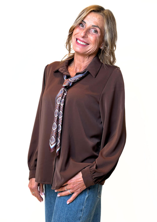 Ginevra - Camicia con Foulard