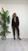 DAFNE - 9047P29 - CARDIGAN VISCOSA DOPPIATA  CON TASCHE, FIT A SCATOLA
