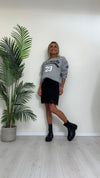 SUSYMIX - G66211PI - GONNA PIZZO FODERATA AL GINOCCHIO