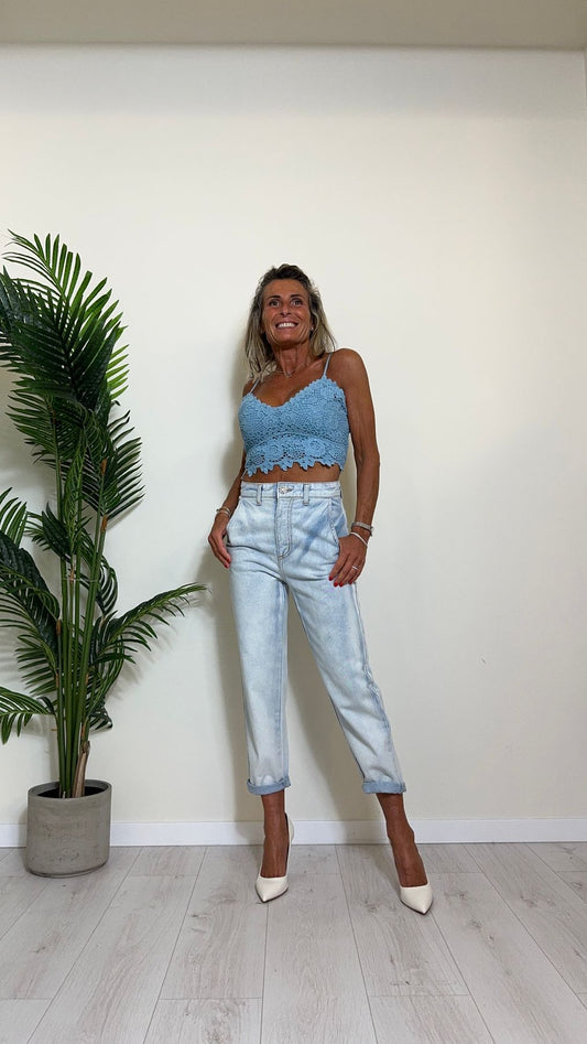 ALCOTT - CN6043DOAY14 - TOP CROCHET CON SPALLINE REGOLABILI