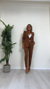 DAFNE - 3304P26 - PANTALONE A SIGARETTA IN TESSUTO TECNICO STRETCH, SOFT TOUCH,TASCHE A FILO