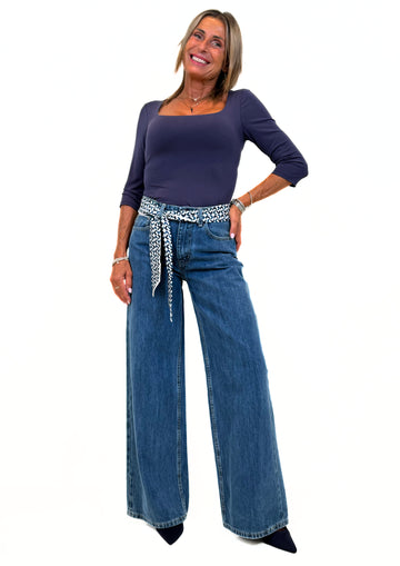 Inès - Jeans Gamba Dritta 5 Tasche