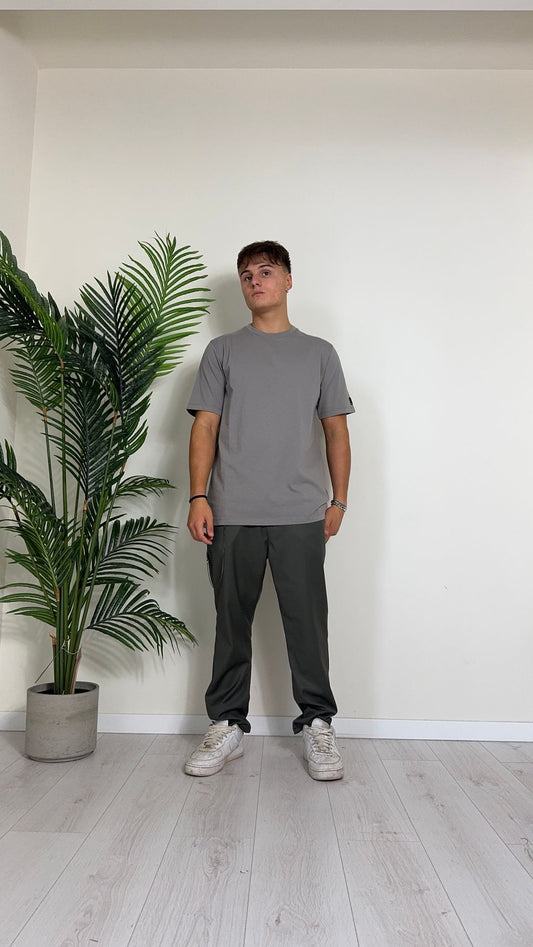 IMPERIAL - T8588T002 - T-SHIRT PARICOLLO CON ETICHETTA LOGO MANICA