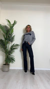 SUSYMIX - M90022 - MAGLIA VISCOSA CON SCRITTA "AMOUR" ORSETTO E STRASS INCASTONATI