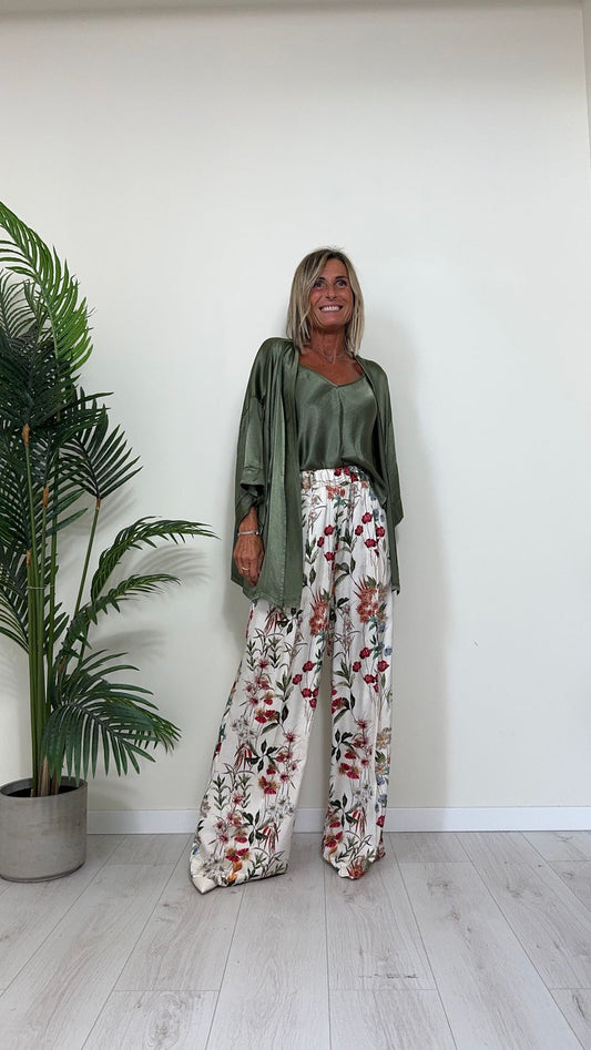DAFNE - 22072P28 - CARDIGAN /GIACCA 100%VISCOSA, FIT AMPIO CON MANICHE SCESE