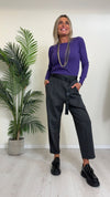 TENSIONE IN - RB2071-AI24 - MAGLIA IN VISCOSA GIRO COLLO SLIM FIT