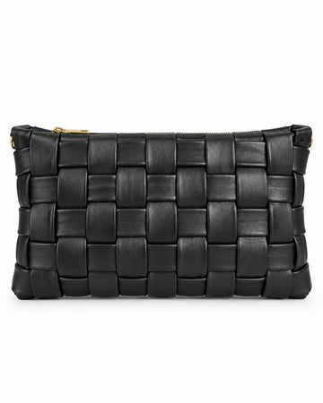 Rivière - Pochette in Pelle Intrecciata Cushion