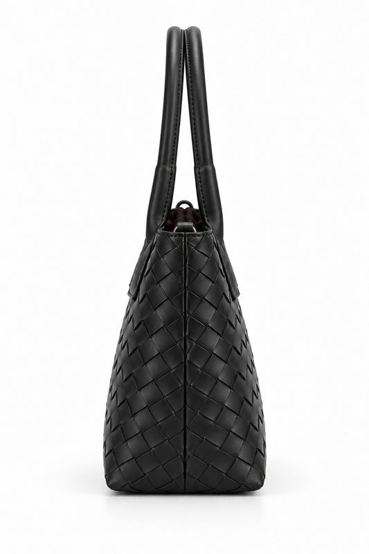 Courant - Borsa Tote in Pelle Intrecciata Made in Italy