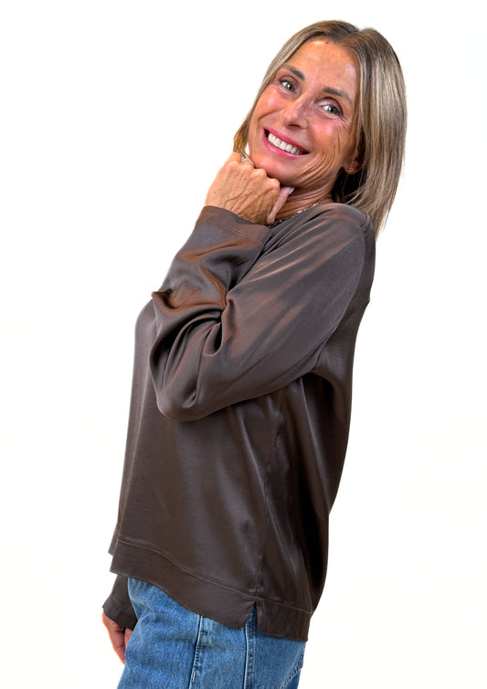 Nuage - Blusa Viscosa Girocollo