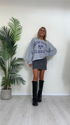 TENSIONE IN - 35297 - GONNA CORTA IN POLIVISCOSA ZIP LATERALE