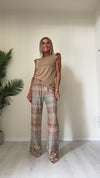 DAFNE - 411P19 - TOP LUREX IN VISCOSA MANICA ROUCHES