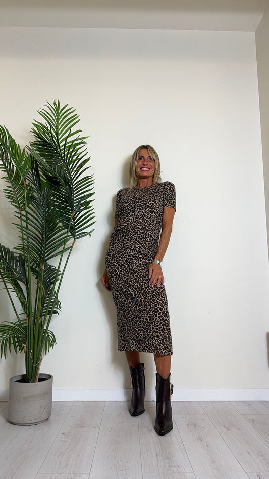 SUSYMIX - 555018 - MAGLIA VISCOSA MANICA CORTA FANTASIA ANIMALIER
