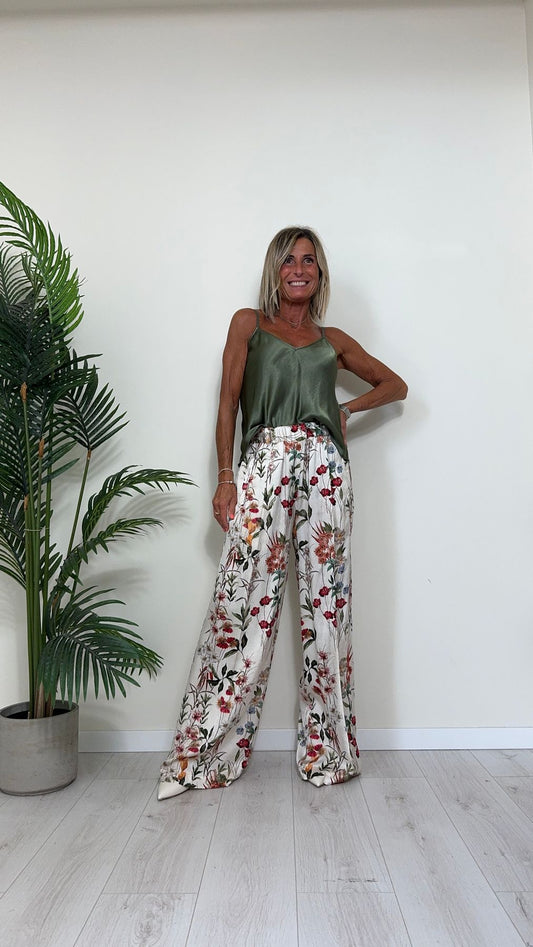 DAFNE - 22943XP13 - TOP 100%VISCOSA SCOLLO A V CON SPALLINE CANVAS REGOLABILI