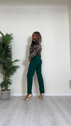 DAFNE - 3304P26 - PANTALONE A SIGARETTA IN TESSUTO TECNICO STRETCH, SOFT TOUCH,TASCHE A FILO