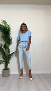 TENSIONE IN - 4P224006 - BLUSA VISCOSA MANICHE TULIPANO