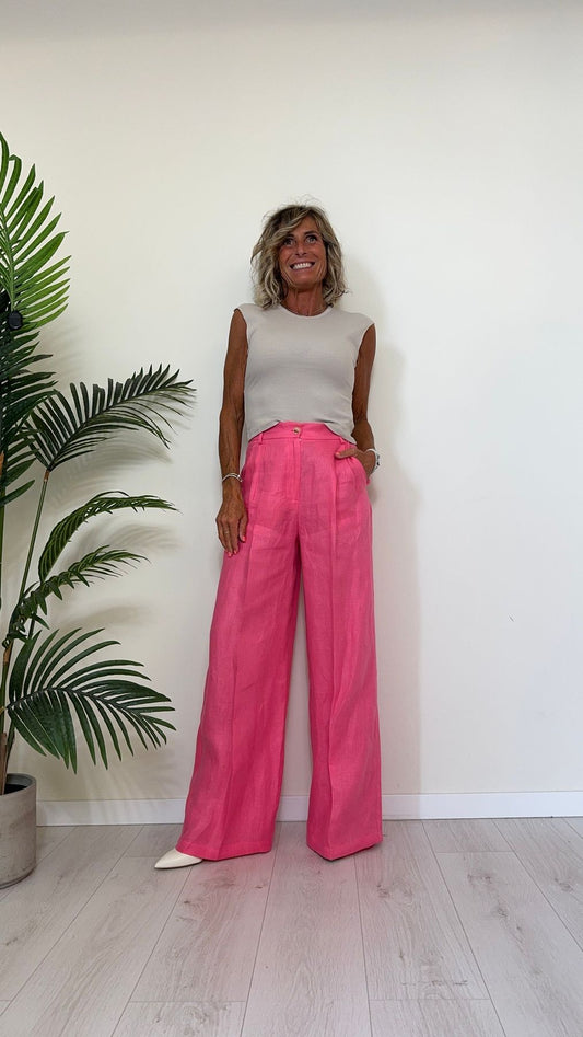 VICOLO - UB0205 - TOP COTONE COSTINE APERTURA RETRO