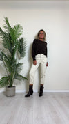 DAFNE - 894.822663P29 - PANTALONE TRAMATURA NIDO D'APE, SLOUCY SLIM