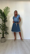 VENTISEI - 21.1871P19 - BLUSA VISCOSA 100% DOPPIO SCOLLO A V STONDATO