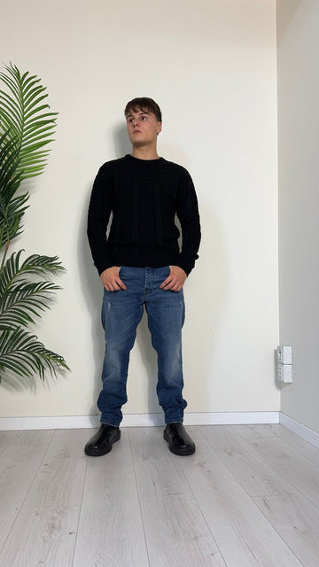 IMPERIAL - P5407LUP10 - JEANS GAMBA DRITTA CON ABRASIONI