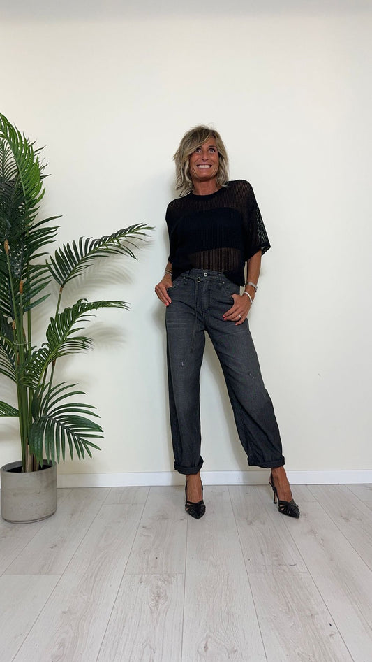 VICOLO - TB22606 - MAGLIA RETE PARICOLLO
