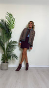 TENSIONE IN - 35297 - GONNA CORTA IN POLIVISCOSA ZIP LATERALE