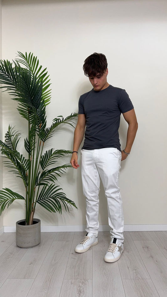 NOUS - LODI/P - PANTALONE CHINO RASATELLO DI COTONE