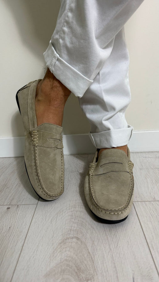 DIVINE FOLLIE - MOC-UP35 - MOCASSINO CAMOSCIO FONDO GOMMA