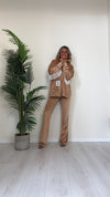 CELLOFUN - 2424F - FELPA CINIGLIA CON CAPPUCCIO, PATCH E FRANGE A CONTRASTO MANICHE, FUL ZIP