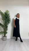 TENSIONE IN - W24X534 - ABITO LUNGO/COMPLETO CON T-SHIRT COTONE E APPLICAZIONE