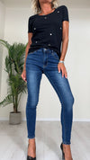 SUSYMIX - SBIO02 - T-SHIRT CON SPILLE STRASS DIVERSE