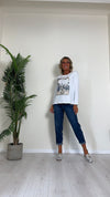 DAFNE - 755P14 - T-SHIRT COTONE CON STAMPE, REGURAR FIT