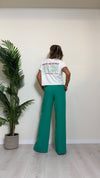 VICOLO - RB0565 - T-SHIRT COTONE A SCATOLA STAMPA SUL RETRO "DREAMS..."