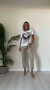 DAFNE - 718142CHP13 - T-SHIRT COTONE STAMPA CHICAGO