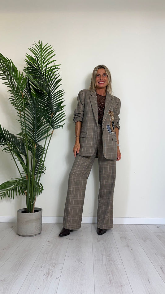 VICOLO - TS1275 - GIACCA OVER GALLES CON PATCH ORSETTO BASKET