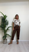 DAFNE - 447812P25 - BLUSA 100%VISCOSA FANTASIA CON BOTTONI RETRO