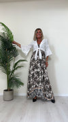DAFNE - 1878SS24P16 - CAMICIA ANNODATA CROPPED MANICA COROLLA