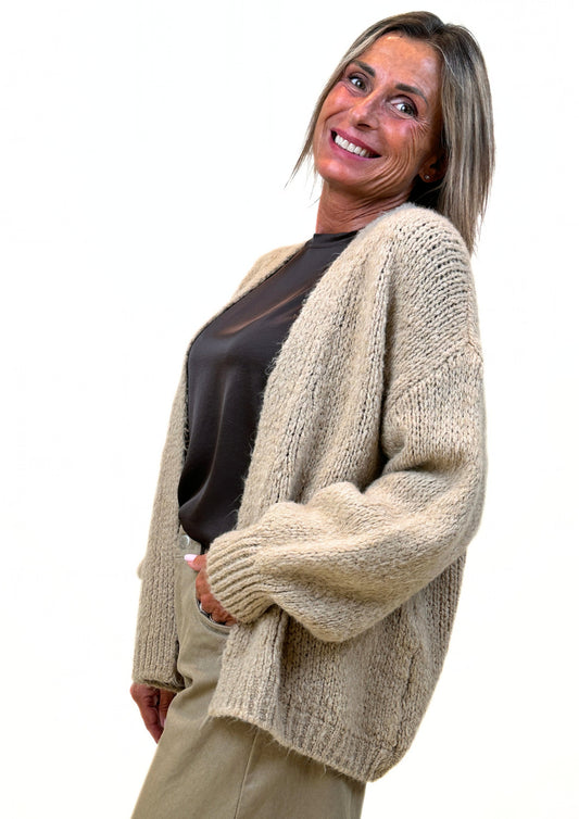 Flanerie - Cardigan Lavorazione Punto Costa Inglese