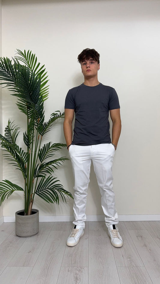 NOUS - LODI/P - PANTALONE CHINO RASATELLO DI COTONE