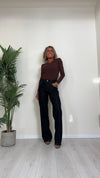 CELLOFUN - 2451P - JEANS A PALAZZO VITA MEDIA, TELA FERMA
