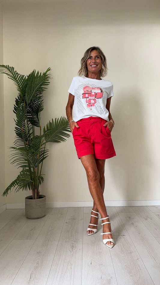 DAFNE - 252P13 - T-SHIRT REGUALAR FIT STAMPATA