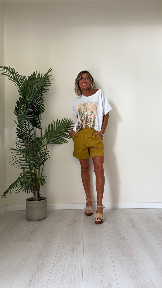 DAFNE - 299P14 - T-SHIRT OVER STAMPE FANTASIA